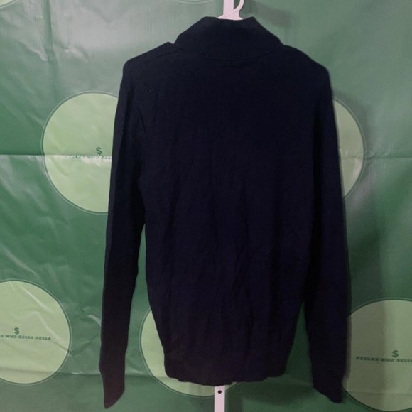 ORIGINAL PENGUIN Golf Men's pique 1/4 zip pullover in DARK SAPPHIRE sz SMALL-NWT - Picture 8 of 8